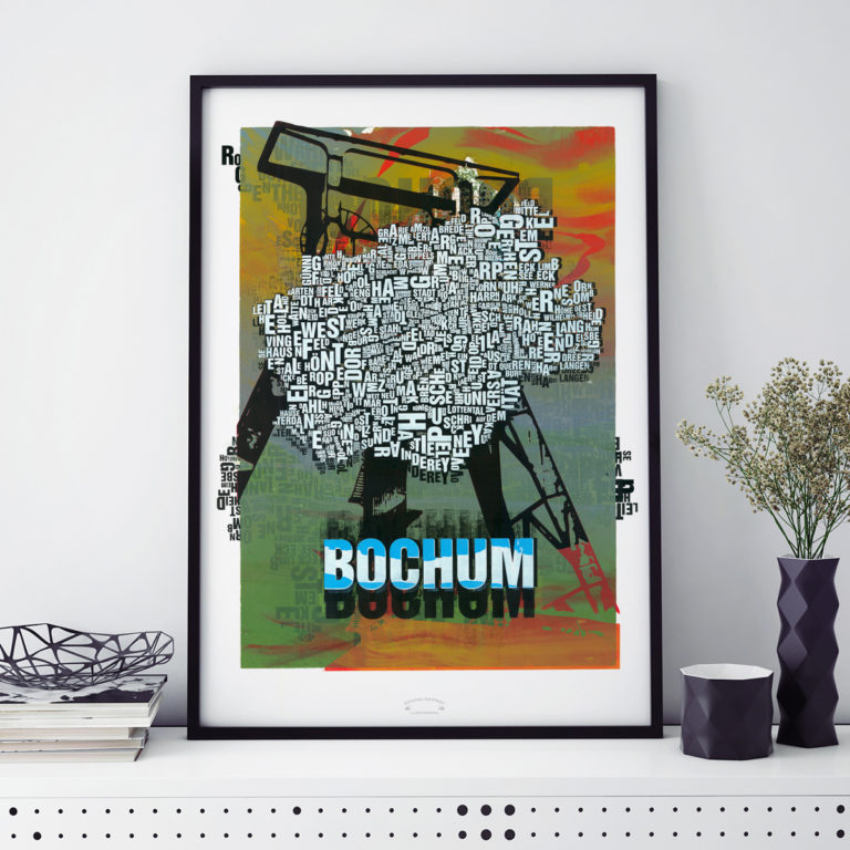 Buchstabenorte Bochum Zeche