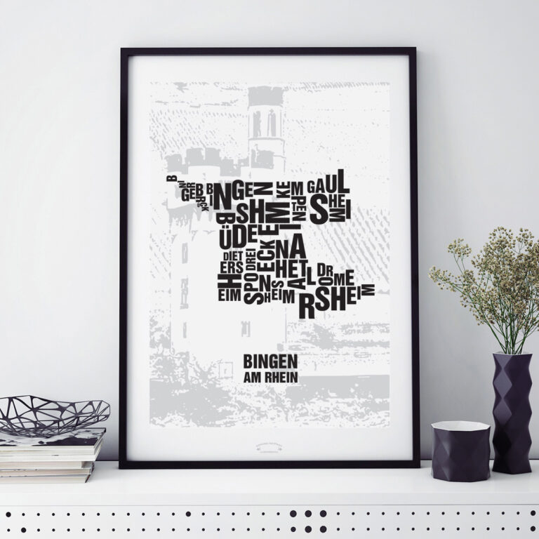 Buchstabenort Bingen/Rhein Mäuseturm