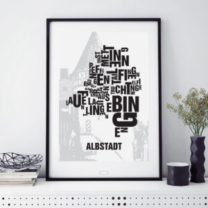 Albstadt Buchstabenort mit Bürgerturm